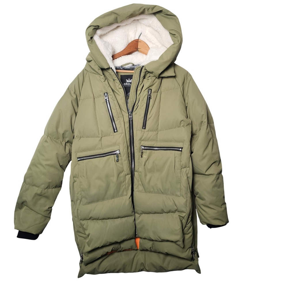 Orolay Womens Thickened Down Jacket Amazon Coat M Army Green‎ Duck Down Gorpcore